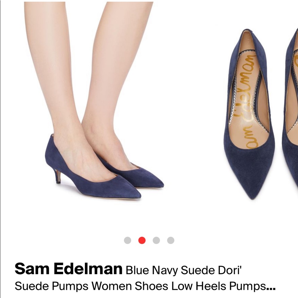 Sam Edelman Dori Kitten Heel navy Blue